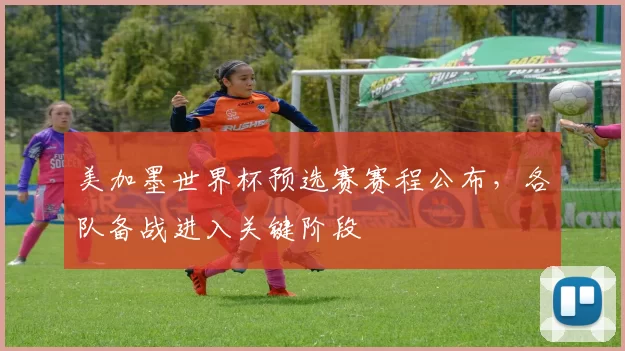 美加墨世界杯预选赛赛程公布,各队备战进入关键阶段