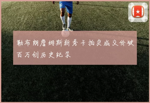 勒布朗詹姆斯新秀卡拍卖成交价破百万创历史纪录