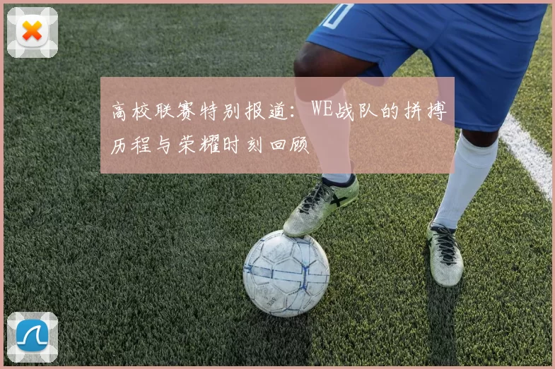 高校联赛特别报道：WE战队的拼搏历程与荣耀时刻回顾