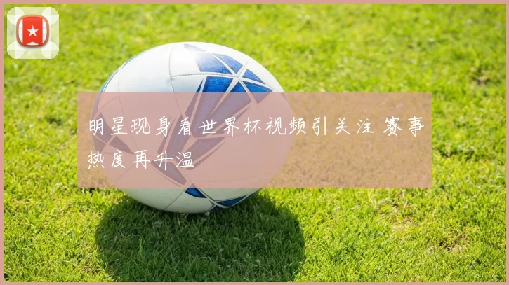 明星现身看世界杯视频引关注 赛事热度再升温